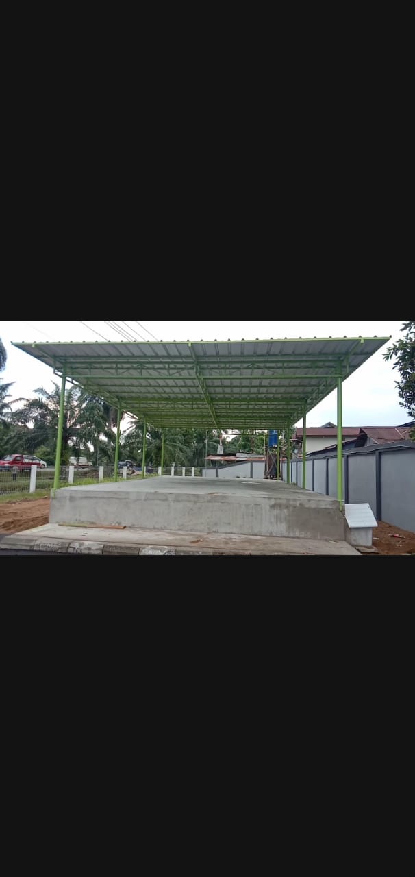 Kanopi dan Krangkeng Lpg spbu tanjung hulu - Dokumentasi Proyek
